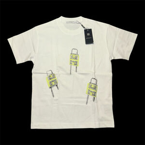 Vintage Givenchy White Lock Shirt Size Small